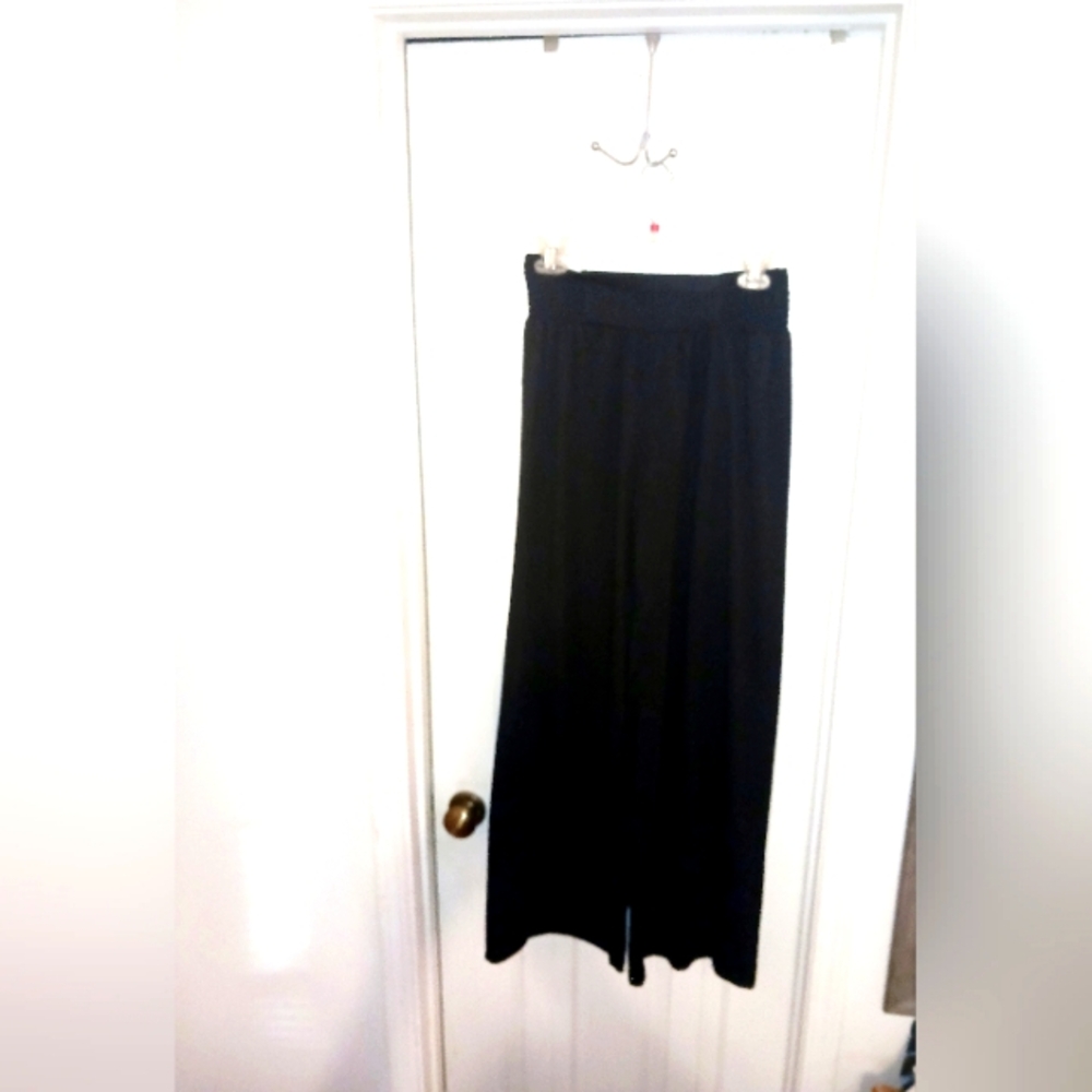 Black Wide-Leg Pants